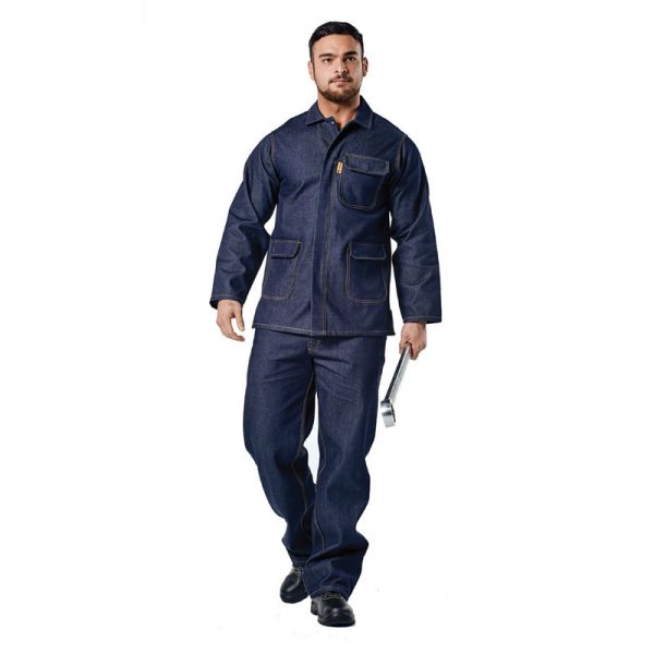 100% COTTON DENIM CONTI SUIT
