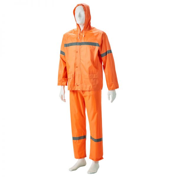REFLECTIVE RUBBERISED RAIN SUIT